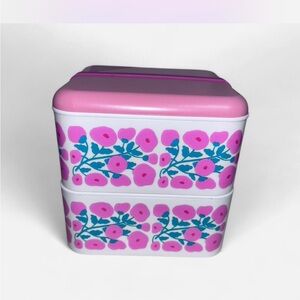 Studio Oh! Pink and White Floral Lunch Box